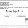 Koenig Rosina 1934-2009Todesanzeige